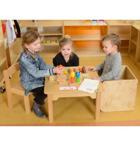 Duża Sznurowanka Kolorowa Drewniana Masterkidz