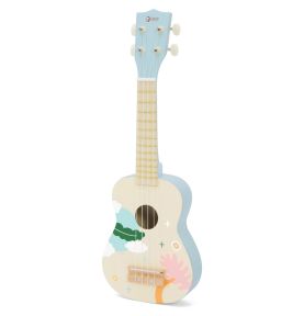 CLASSIC WORLD Drewniane Ukulele Gitara dla Dzieci Niebieskie