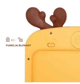 WOOPIE Tablet Graficzny 8.5" Renifer dla Dzieci do Rysowania Znikopis + Rysik