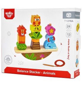 TOOKY TOY Układanka Balansująca Zwierzęta