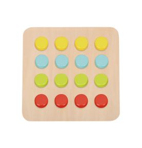 TOOKY TOY Układanka Klocki dla Dzieci Zwierzęta Dopasuj Nauka Kształtów Kolorów + Plansze