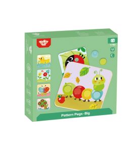 TOOKY TOY Układanka Klocki dla Dzieci Zwierzęta Dopasuj Nauka Kształtów Kolorów + Plansze