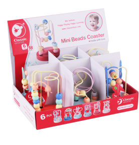 CLASSIC WORLD Pętla Motoryczna Logiczna Przeplatanka Edukacyjna Labirynt dla Dzieci 1 szt.