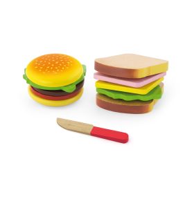 Viga Zestaw Do Krojenia Hamburger i Kanapka