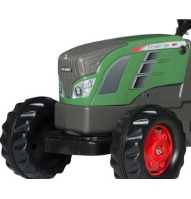 RollyToys rollyKid Duży Traktor na Pedały FENDT Przyczepa