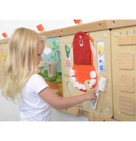 Edukacyjna Tablica Drewniana Masterkidz Higiena Jamy Ustnej