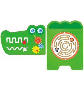 Viga Tablica Sensoryczna Manipulacyjna Edukacyjna Krokodyl