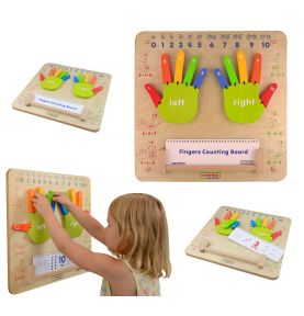 Nauka Liczenia Tablica Edukacyjna Drewniana Masterkidz