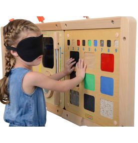 Tablica Edukacyjna Rozpoznawanie Materiałów Zmysł Dotyku