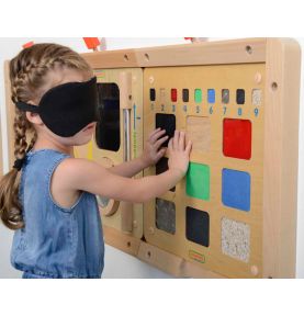 Tablica Edukacyjna Rozpoznawanie Materiałów Zmysł Dotyku