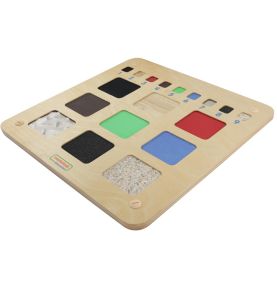 Tablica Edukacyjna Rozpoznawanie Materiałów Zmysł Dotyku