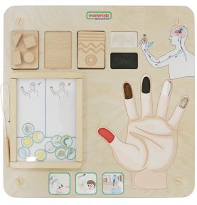 MASTERKIDZ Tablica Edukacyjna Zmysł Dotyku