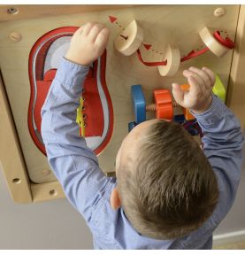 MASTERKIDZ Tablica Edukacyjna - Zręczność Manualna Sznurowanie