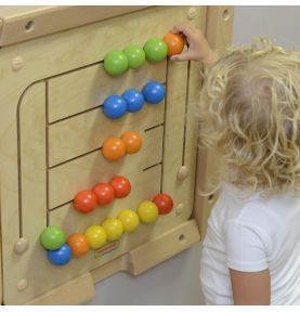 MASTERKIDZ Tablica Ścienna Edukacyjna Labirynt Koraliki
