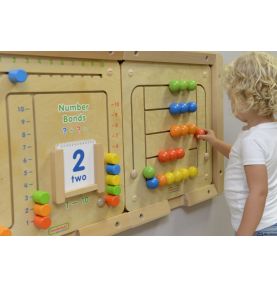 MASTERKIDZ Tablica Ścienna Edukacyjna Labirynt Koraliki
