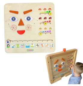MASTERKIDZ Tablica Edukacyjna Jak Się Czujesz?  Nauka Emocji