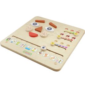 MASTERKIDZ Tablica Edukacyjna Jak Się Czujesz?  Nauka Emocji