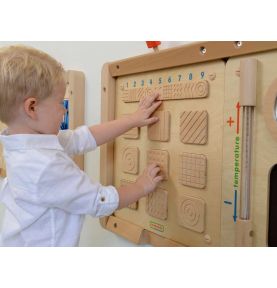 Sensoryczna Tablica Ścienna Rozpoznawanie Faktury Powierzchni Masterkidz