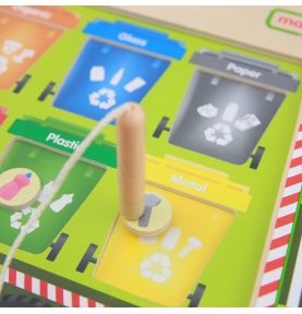MASTERKIDZ Tablica Magnetyczna Segregowanie Odpadów Ciężarówka do Recyklingu