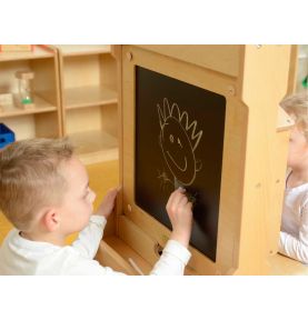 Dwustronna Tablica Do Pisania Kredowa Suchościeralna Masterkidz