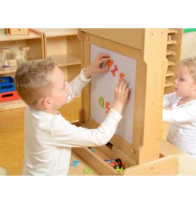 Dwustronna Tablica Do Pisania Kredowa Suchościeralna Masterkidz