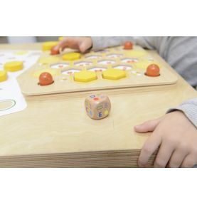 MASTERKIDZ Tablica Edukacyjna Gra Nauka Pamięci Ul i Pszczoły