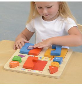 MASTERKIDZ Tablica Edukacyjna Układanka Łączenie Mieszanie Kolorów
