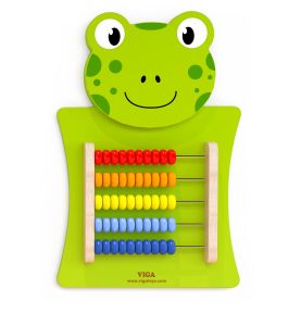 Drewniane Liczydło edukacyjne Żabka Viga Toys
