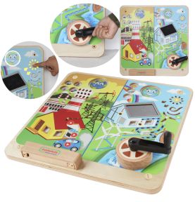 MASTERKIDZ Tablica Edukacyjna Energia Odnawialna i Nieodnawialna