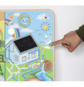 MASTERKIDZ Tablica Edukacyjna Energia Odnawialna i Nieodnawialna