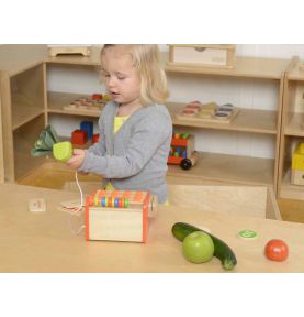 Drewniany Wózek Sklepowy Na Zakupy Masterkidz