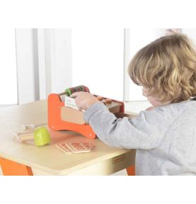 Drewniany Wózek Sklepowy Na Zakupy Masterkidz