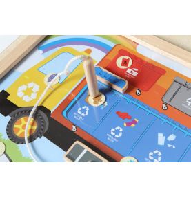 MASTERKIDZ Tablica Edukacyjna Segregacja Odpadów
