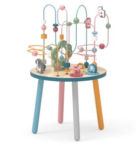 Drewniany Stolik Edukacyjny Manipulacyjny Przeplatanka Viga Toys
