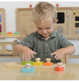 MASTERKIDZ Układanka Nauka Rozmiarów i Kolorów