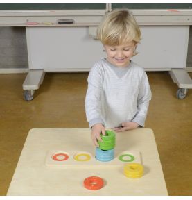MASTERKIDZ Gra Nauka Liczenia Kolorów Rozmiarów Układanka