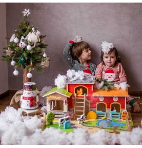 WOOPIE GREEN Mega Farma Figurki Zwierząt Stajnia Obora Kurnik 18 el.