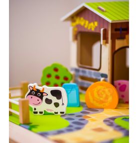 WOOPIE GREEN Mega Farma Figurki Zwierząt Stajnia Obora Kurnik 18 el.