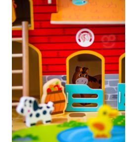 WOOPIE GREEN Mega Farma Figurki Zwierząt Stajnia Obora Kurnik 18 el.