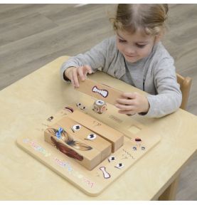 MASTERKIDZ Nauka Emocji Gra Drewniana