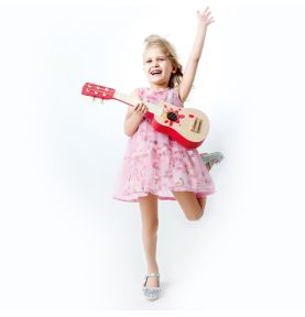 CLASSIC WORLD Drewniana Gitara dla Dzieci Akustyczna