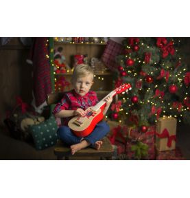 CLASSIC WORLD Drewniana Gitara dla Dzieci Akustyczna