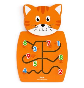 Drewniana Gra manipulacyjna Kotek Viga Toys