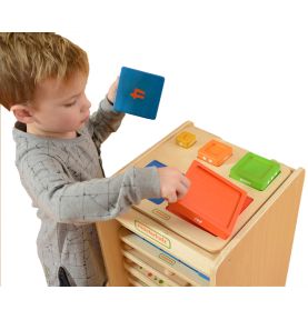Piramidka Drewniana Edukacyjna Liczenie Kolory Masterkidz