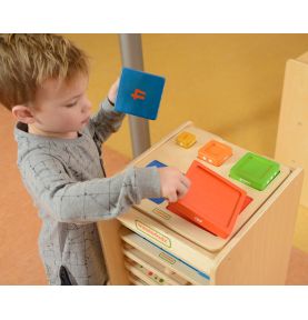 Piramidka Drewniana Edukacyjna Liczenie Kolory Masterkidz