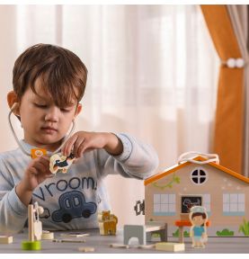 VIGA Drewniana Klinika dla zwierząt Szpital Weterynarz