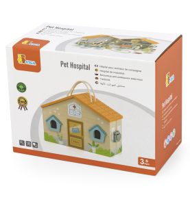 VIGA Drewniana Klinika dla zwierząt Szpital Weterynarz