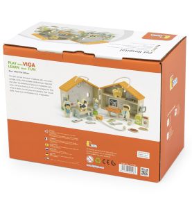 VIGA Drewniana Klinika dla zwierząt Szpital Weterynarz