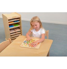 Edukacyjna Tabliczka Drewniana Liczenie Na Palcach Masterkidz