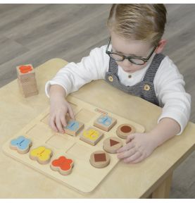 MASTERKIDZ Układanka Dopasowanie Kolorów i Wzorów